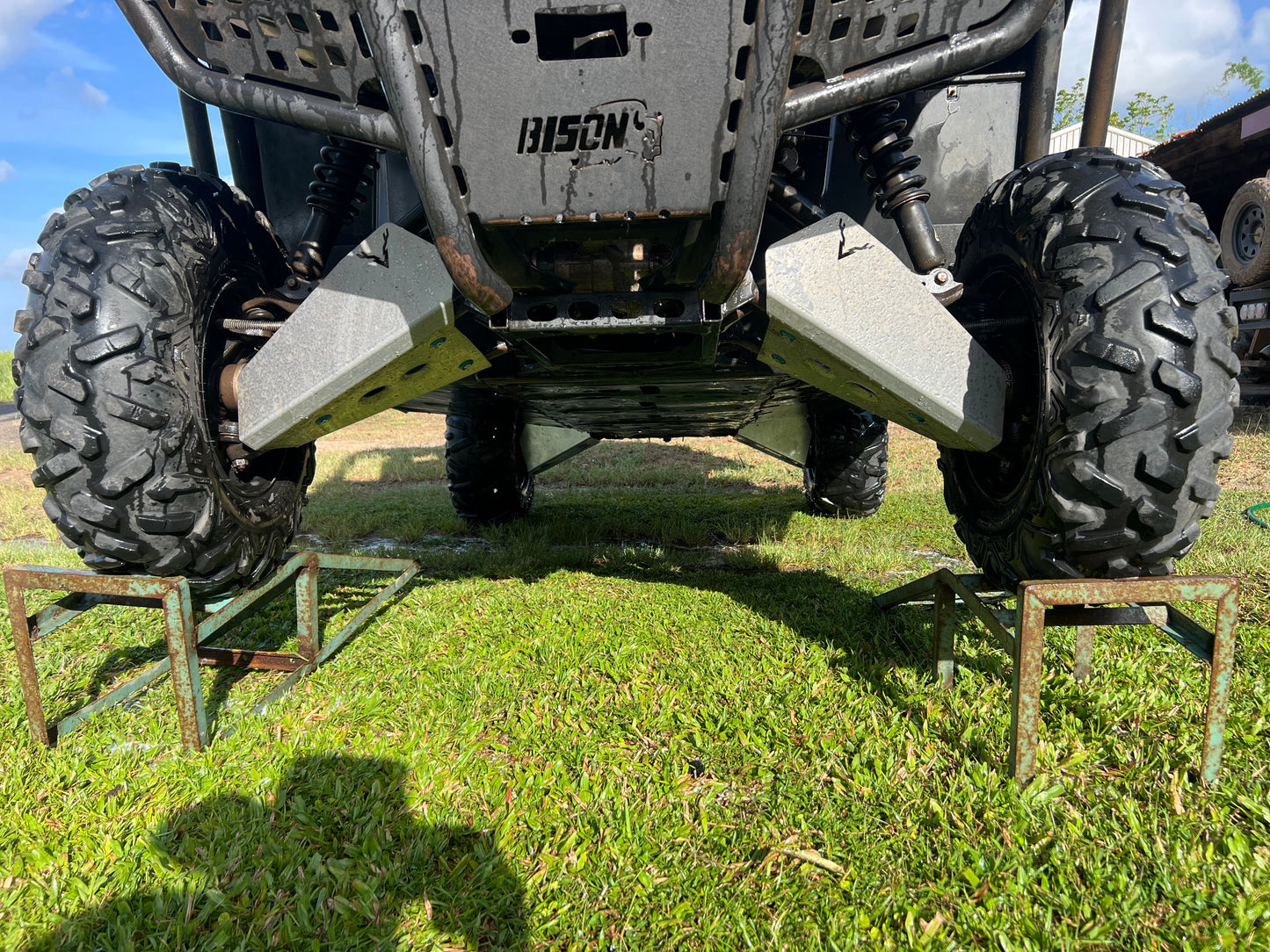 Yamaha Viking front CV guards