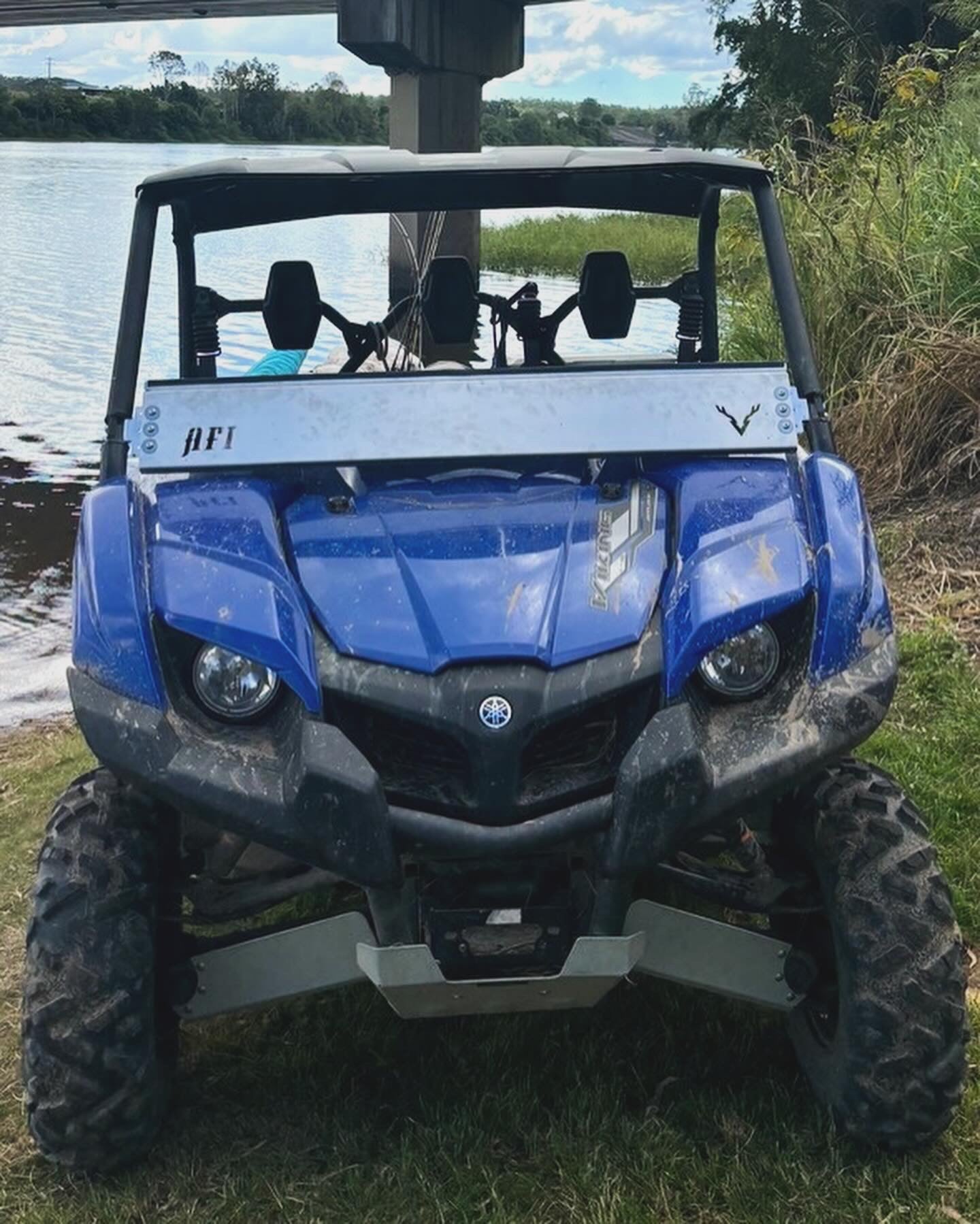 Yamaha Viking Gun Rack/wind deflector